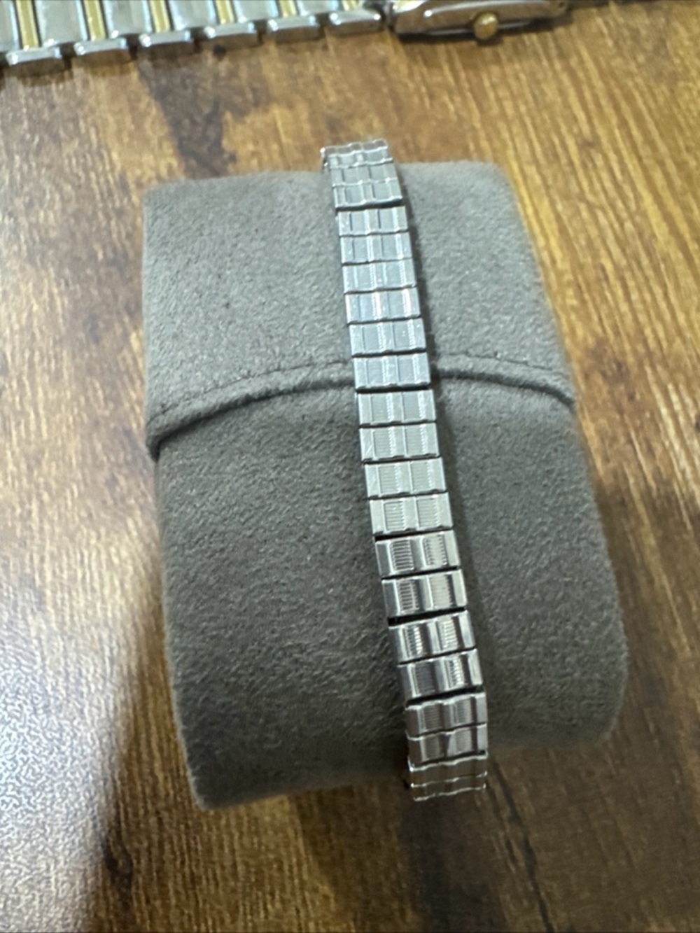 Turquoise Accent Silver-Tone Women's Quartz Watch - Picture 4 of 8